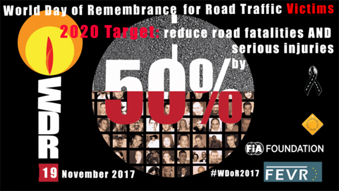Día mundial victimas de tráfico